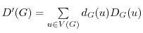$D'(G)=\sum\limits_{u\in V(G)}d_G(u)D_G(u)$